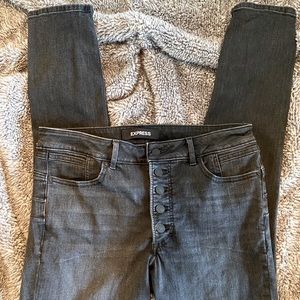 Express High Rise Jean Ankle Legging Size 12